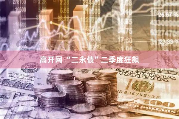高开网 “二永债”二季度狂飙